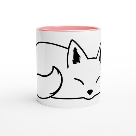 The Majestic Fox Mug with Color Inside